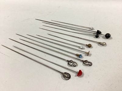 Lot 41 - A Collection of Antique Hatpins, including...