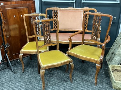 Lot 1608 - Early XX Century Beach Two Seater Parlour...