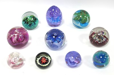 Lot 1260 - Caithness Paperweights - 'Fireball', 'Debutane'...