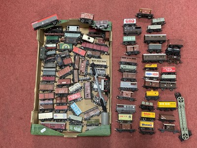 Lot 408 - Approximately seventy-five 00 gauge wagons and...