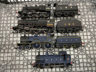 Lot 766 - Four 00 gauge LMS and SDJR locomotives: a...