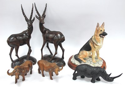 Lot 1476 - Border Fine Art German Shepherd MT06 wooden...