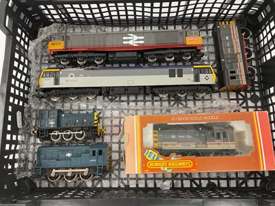 Lot 741 - Six 00 gauge diesel and electric locomotives:...