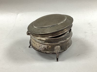 Lot 2 - A Hallmarked Silver Trinket Box, W Hutton &...