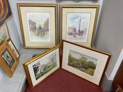Lot 1541 - Four Large Signed Limited Edition Framed...