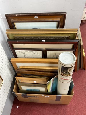 Lot 1567 - Large quality of framed and loose prints,...