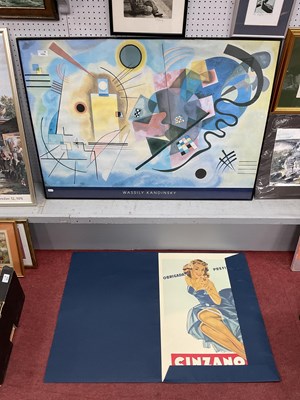 Lot 1550 - After Wassily Kandinsky, vintage abstract art...