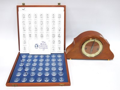 Lot 1431 - Danbury Mint 'The Royal Crystal Cameos' set of...