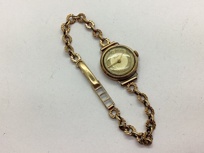 Lot 243 - TIMOR; A 9ct Gold Cased Ladies Wristwatch, the...
