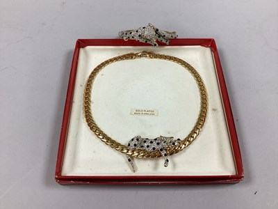 Lot 173 - A Statement Gilt Coloured Lounging Leopard...