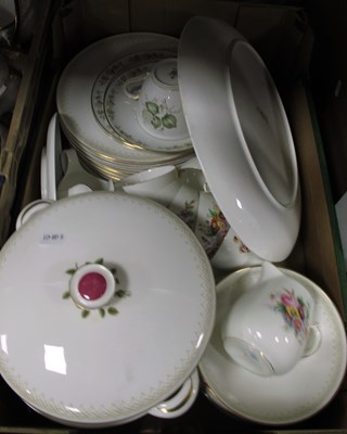 Lot 1181 - Royal Doulton 'Sweetheart Rose' pattern dinner...