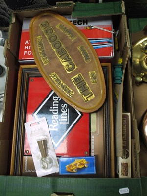 Lot 1017 - Railway signs including a homemade / repro...