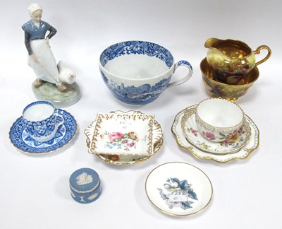 Lot 1246 - Royal Copenhagen girl with goose figure, large...