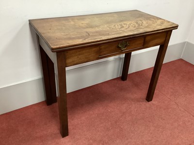 Lot 1568 - An XVIII Century Mahogany Tea Table, with fold-...