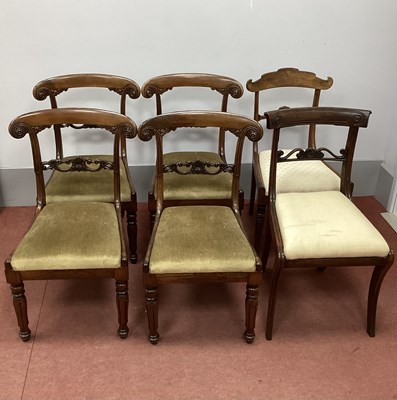Lot 1594 - A Set of Four William IV Rosewood Dining...