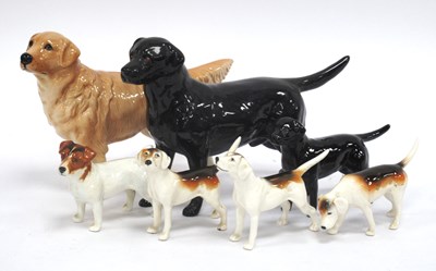 Lot 1318 - Beswick Solomon of Andover Black dog, 14cm...