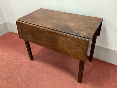 Lot 1555 - An XVIII Century Mahogany Drop Leaf Table,...