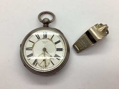 Lot 248 - A Hallmarked Silver Cased Openface Pocket...