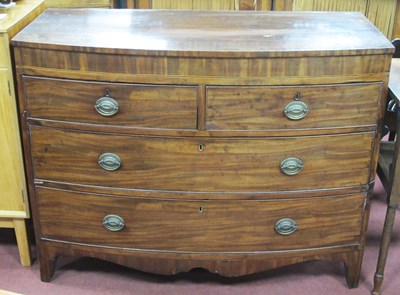 Lot 1563 - An Early XIX Century Mahogany Bow Fronted...