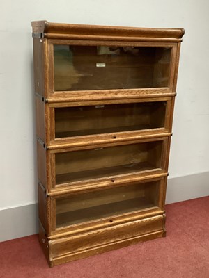 Lot 1550 - An Early XX Century Four Height Globe Wernicke...