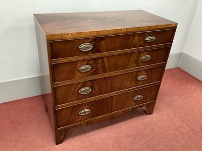 Lot 1544 - A XIX Century Style Mahogany Chest of Drawers,...