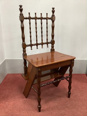 Lot 1576 - Early XX Century Oak Metamorphic Library...