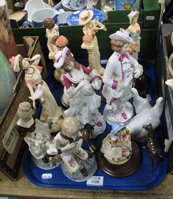 Lot 1128 - Beswick Brown Horses, two standing and one...