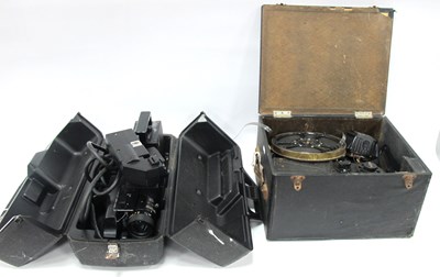 Lot 1499 - Vintage wooden boxed Pathescope Cine Projector...