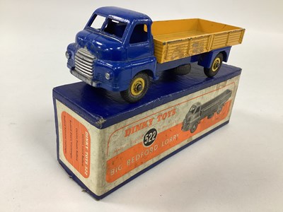 Lot 986 - Dinky Toys No 522 Big Bedford Lorry, blue cab,...
