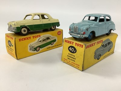 Lot 955 - Two Original Dinky Toys No 162 Ford Zephyr...