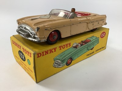 Lot 952 - Dinky Toys No 132 Packard Convertible Salmon...