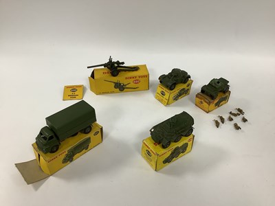 Lot 891 - Five Original Dinky Military Items, No 621 3...