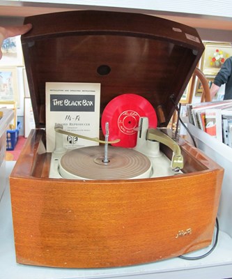 Lot 1492 - Pye 'Black Box' Record Player, circa mid XX...