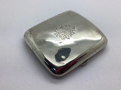 Lot 48 - A Hallmarked Silver Cigarette Case, Walker &...