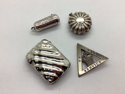 Lot 293 - A Hallmarked Silver Sovereign Case, allover...