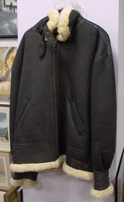 Lot 1169 - Real Leather Turkey Flying Jacket, Size L.
