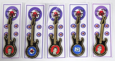 Lot 1338 - The Jam Guitar Brooches featuring each band...