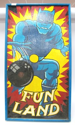 Lot 1245 - Batman Fairground 'Fun Land' Original...