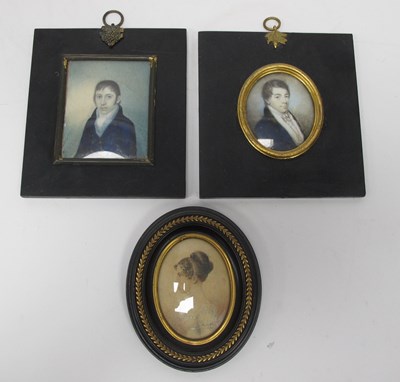 Lot 1247 - WITHDRAWN A Mid Victorian Portrait Miniature,...