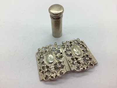 Lot 49 - A Hallmarked Silver Nurse's Buckle, the oval...