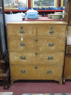 Lot 1509 - A XIX Century Pine Chest of Drawers, with two...