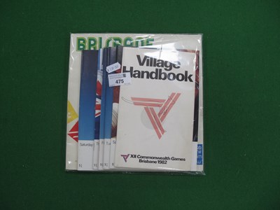 Lot 475 - 1982 Commonwealth Games in Brisbane -five...