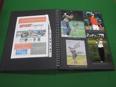 Lot 420 - Golf - Signed photograph/Prints and autographs,...