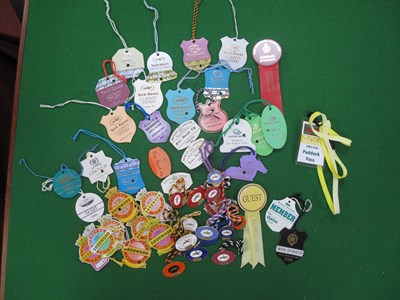 Lot 503 - Horse Racing ~Enamel Badges with cords -...