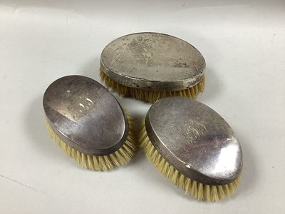 Lot 4 - A Pair of Hallmarked Silver Backed Brushes,...