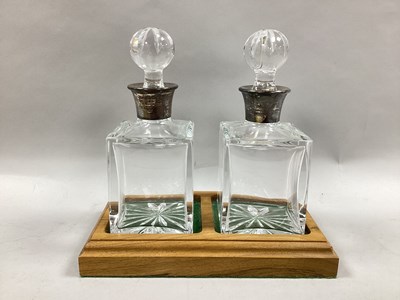 Lot 9 - A Pair of Modern Hallmarked Silver Collared...