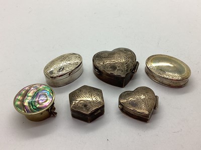 Lot 50 - A Collection of Various Hallmarked Silver and...