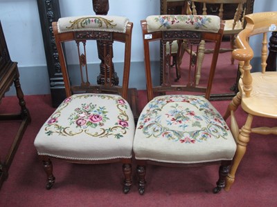 Lot 1514 - A Pair of Early XX Century Walnut Nursing...