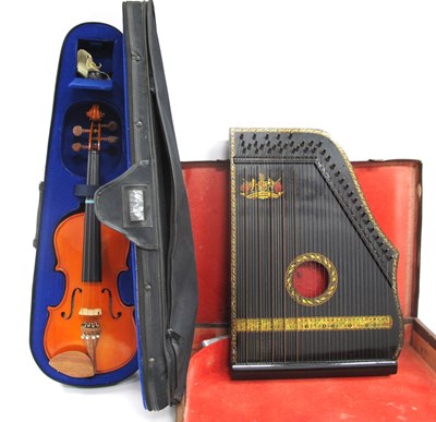 Lot 1364 - A Stentor Music Student Violin, length of back...