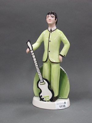 Lot 1115 - A Lorna Bailey Figure of Beatle 'Paul', in a...